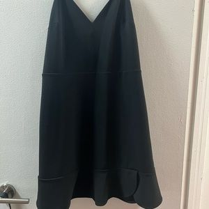 black spaghetti strap dress